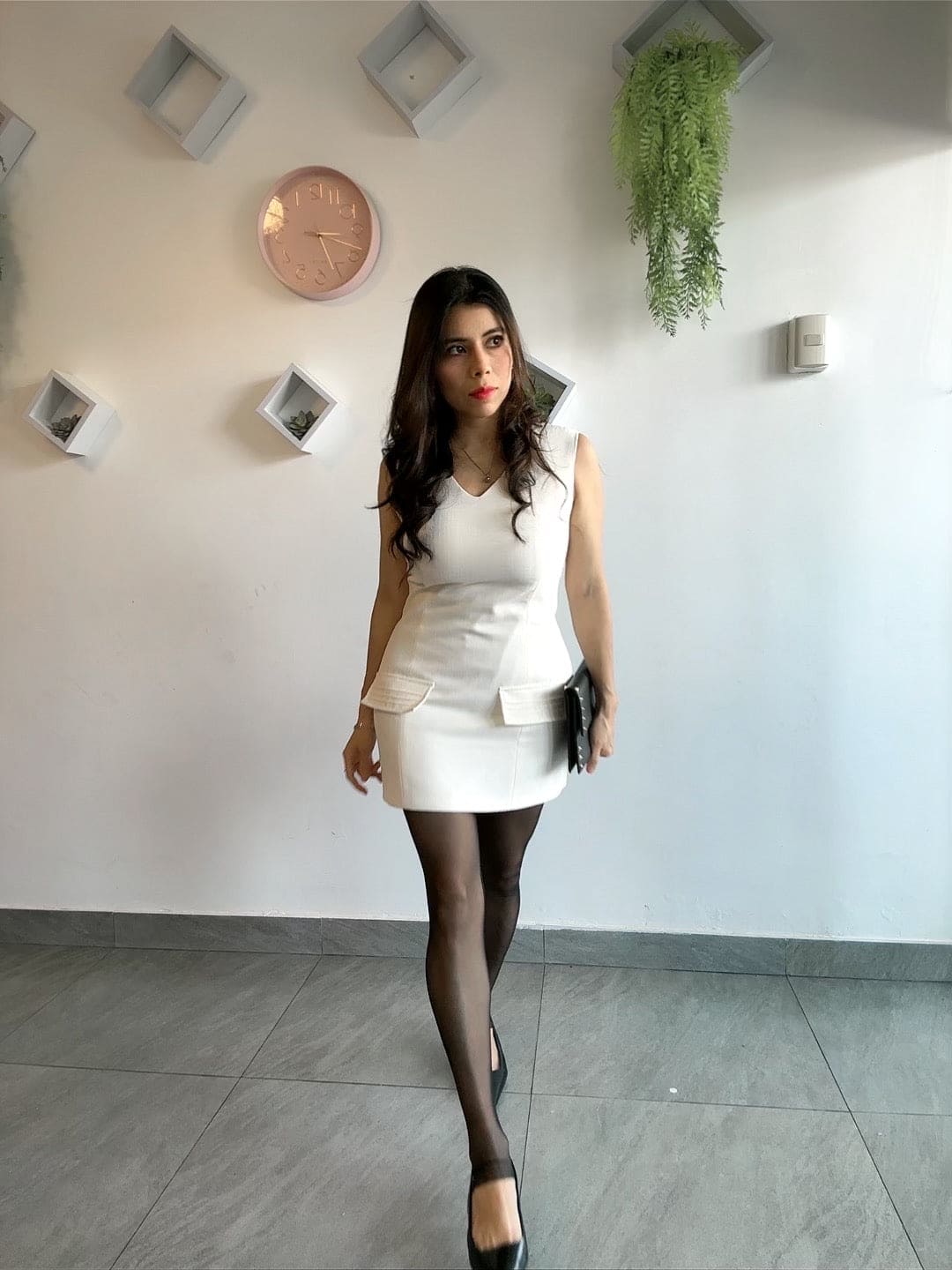 VESTIDO RECTO CORTO